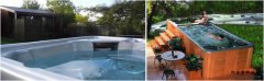 世界上最小的迷你游泳池-庭院SPA成套游泳池设备